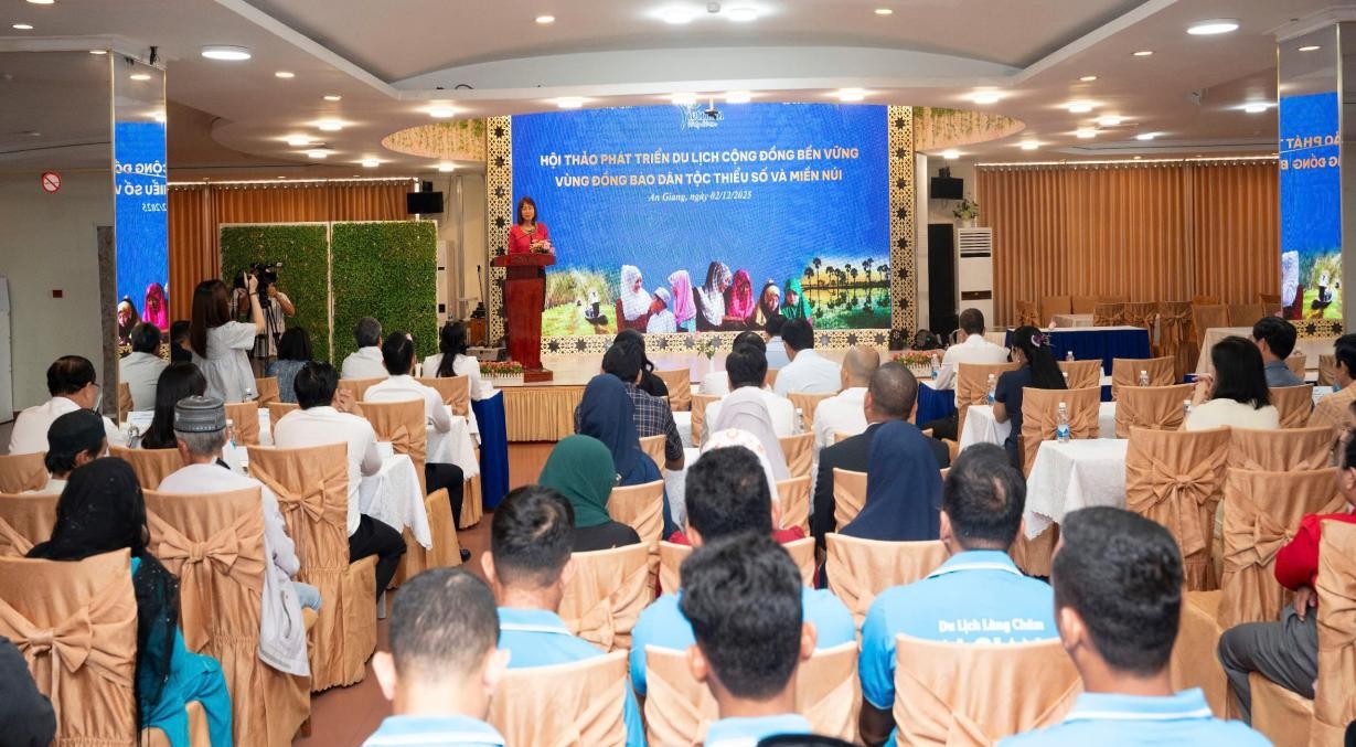 Workshop on sustainable community tourism development in ethnic minority and mountainous areas in An Giang province
